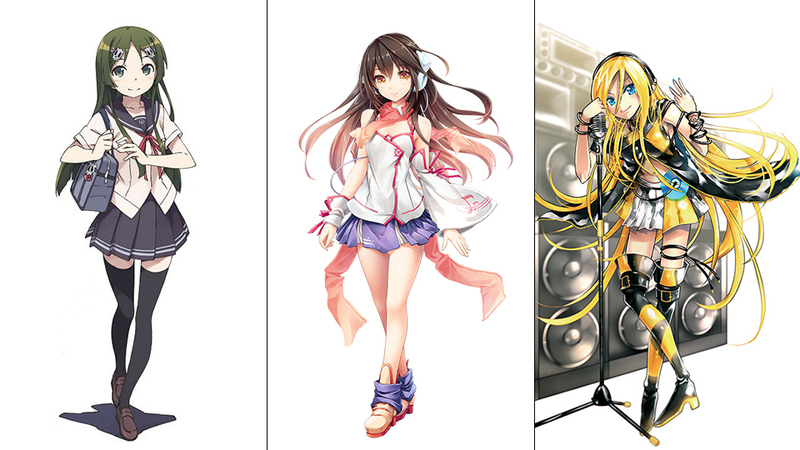 Illustration for article titled Vocaloid Singers Have the Coolest Character Designs
